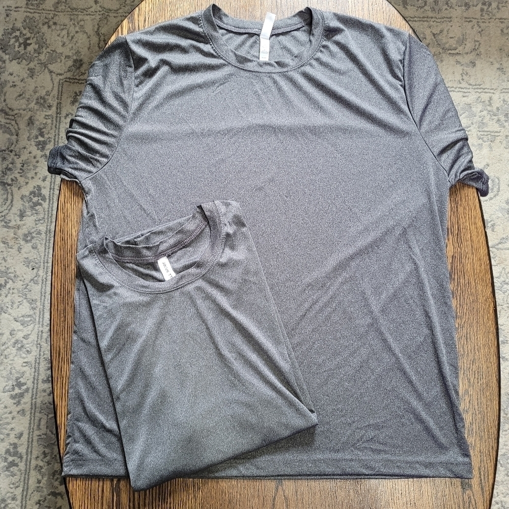 All Sport Bundle of 2 Gray Activewear Short Sleeve T-shirts Size Men's XL NEW